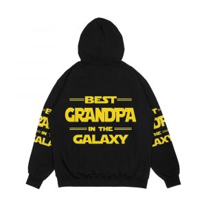 Alternative view of Best Grandpa In The Galaxy Men's All-Over-Print Hoodie