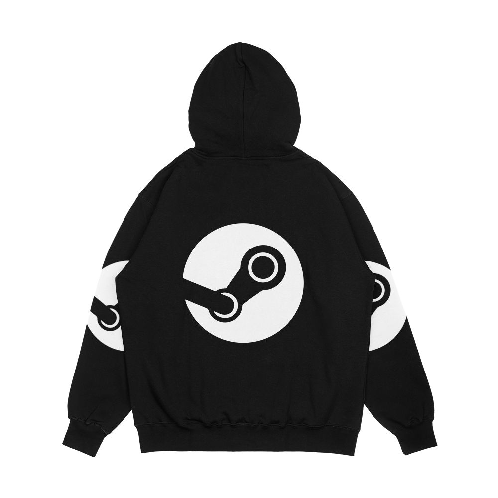 Best Seller Steam Logo Merchandise Men's All-Over-Print Hoodie - Image 2