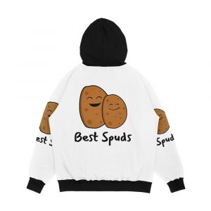 Alternative view of Best Spuds Funny Potato Gift Men's All-Over-Print Hoodie