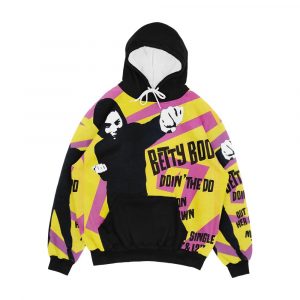 Betty Boo Doin The Do Men's All-Over-Print Hoodie