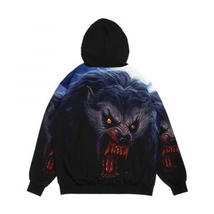 Alternative view of Beware The Moon Men's All-Over-Print Hoodie