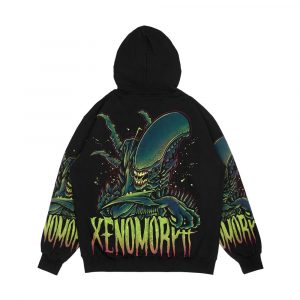 Alternative view of Beware The Xenomorph Men's All-Over-Print Hoodie