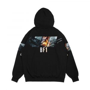 Alternative view of Bf1 Battlefield 1 Men's All-Over-Print Hoodie
