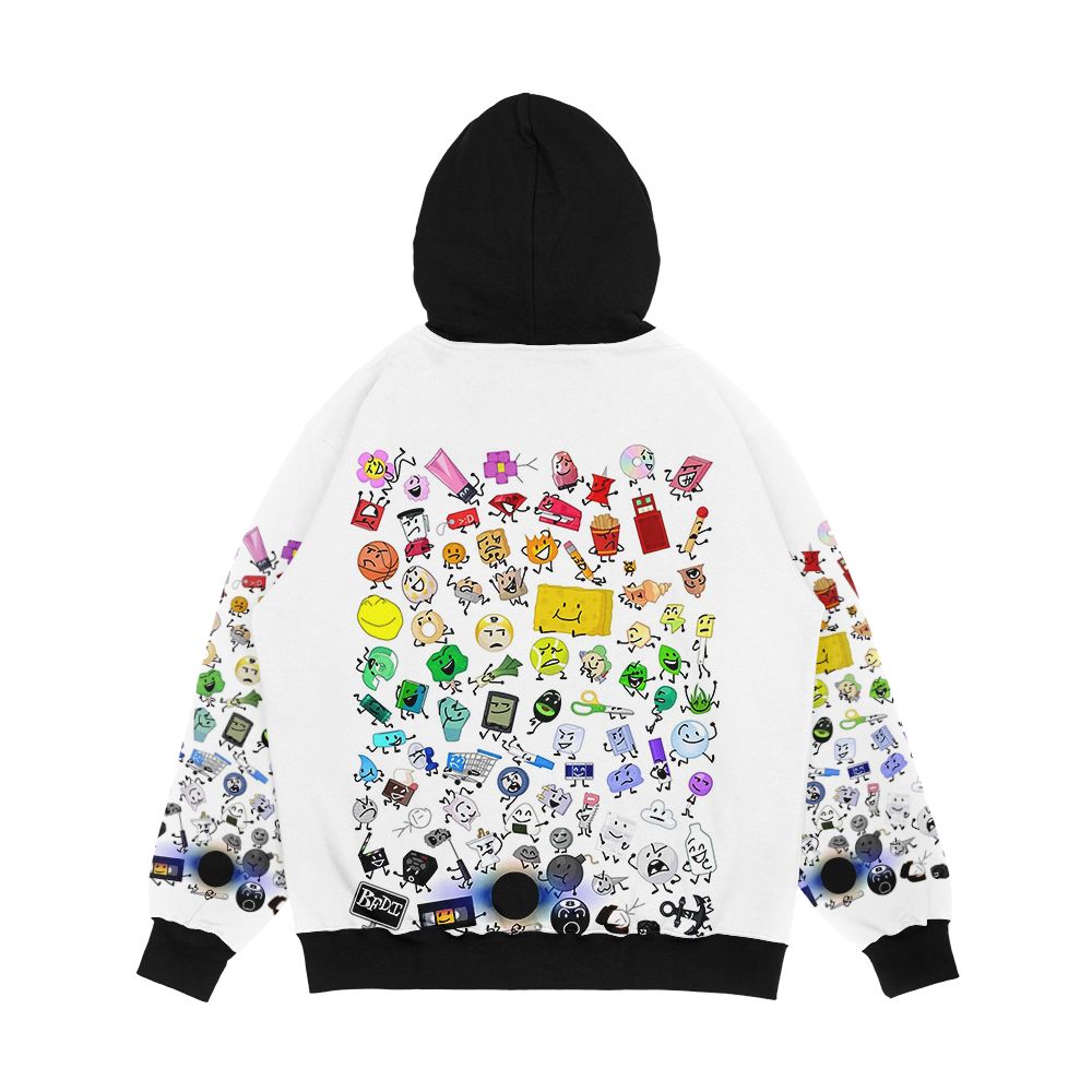 Bfb And Tpot Full Cast Print Men's All-Over-Print Hoodie - Image 2