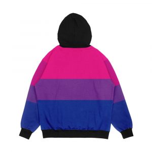 Alternative view of Bi Pride Flag Men's All-Over-Print Hoodie