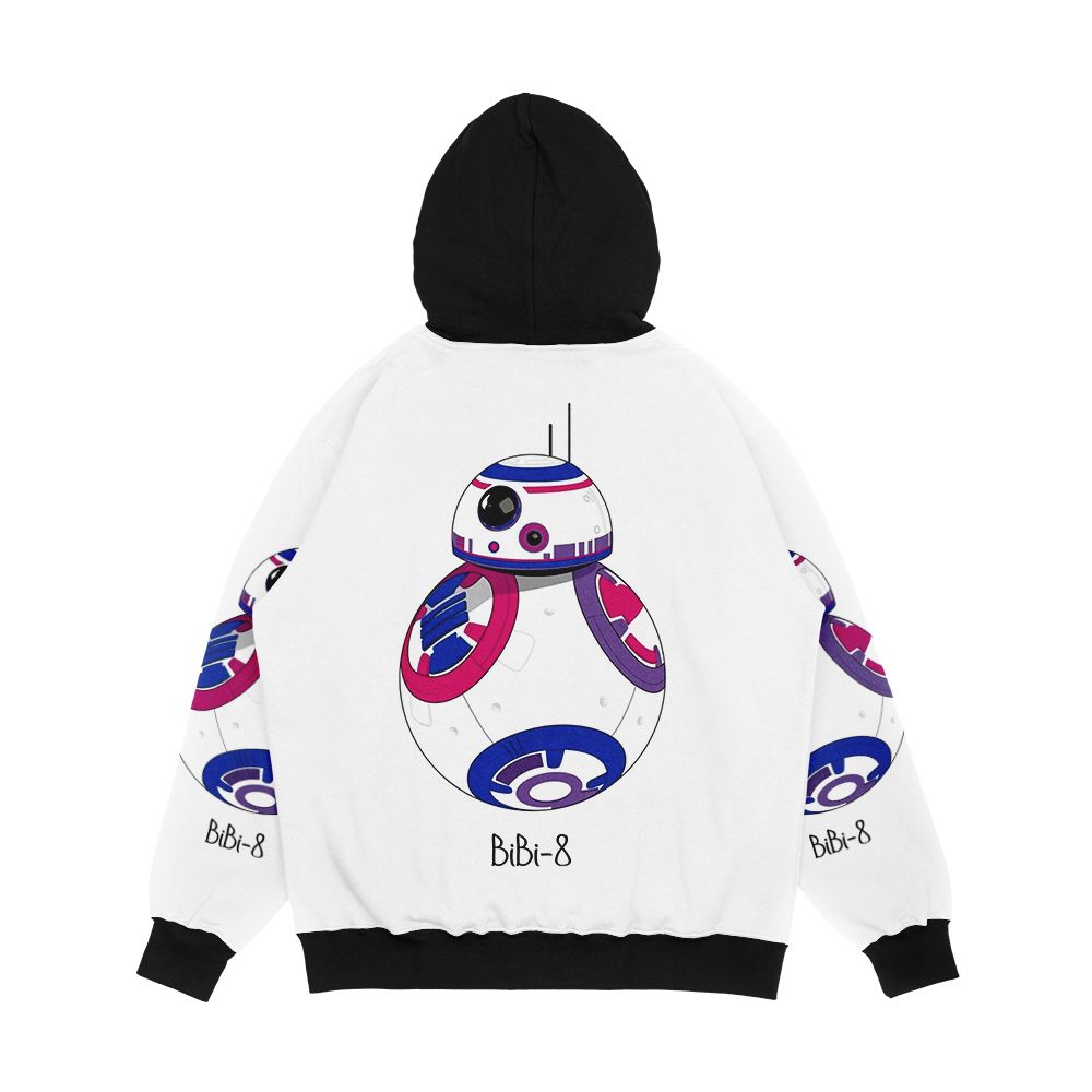 Bibi 8 Men's All-Over-Print Hoodie - Image 2