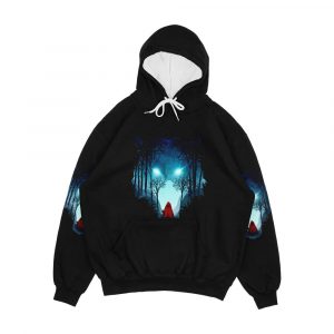 Big Bad Wolf Dark Version Men's All-Over-Print Hoodie