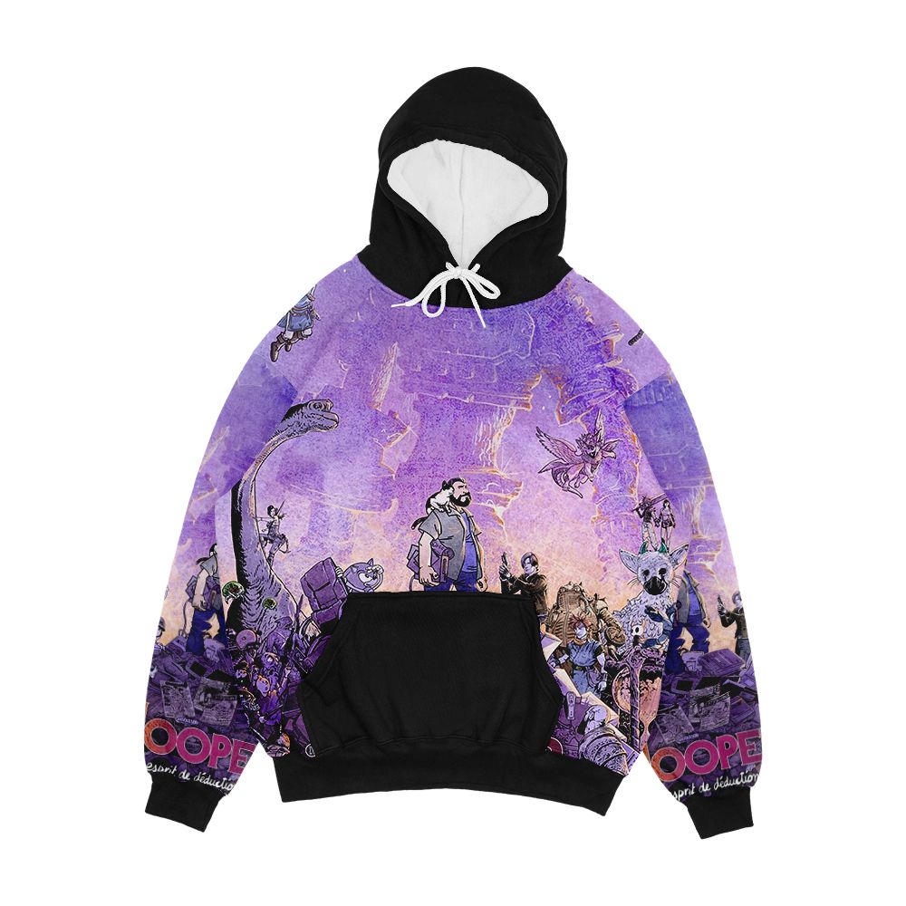 Big Bear Universe Men's All-Over-Print Hoodie