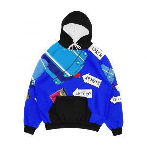 Big Black Atomizer Men's All-Over-Print Hoodie