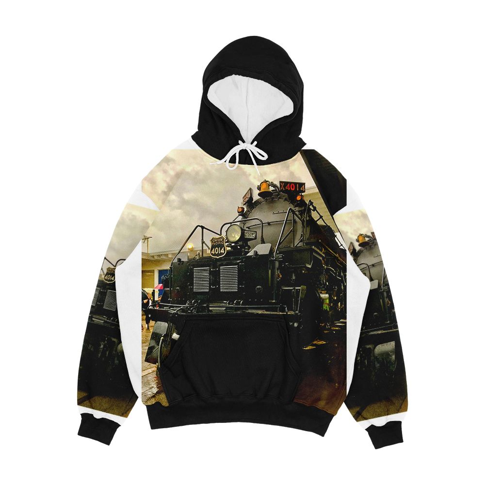 Big Boy Steam Locomotive Men's All-Over-Print Hoodie