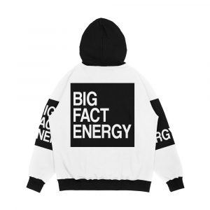 Alternative view of Big Fact Energy By Brad Rawlinson Men's All-Over-Print Hoodie