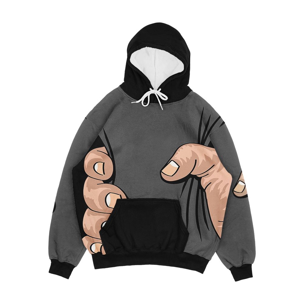 Big Hand Squeezing Men's All-Over-Print Hoodie