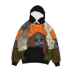 Big Lez Show Trippy Sassy Sasquatch Men's All-Over-Print Hoodie