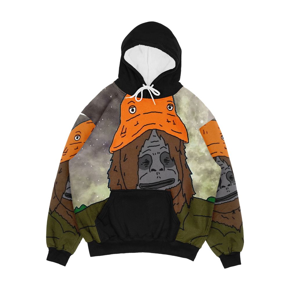 Big Lez Show Trippy Sassy Sasquatch Men's All-Over-Print Hoodie
