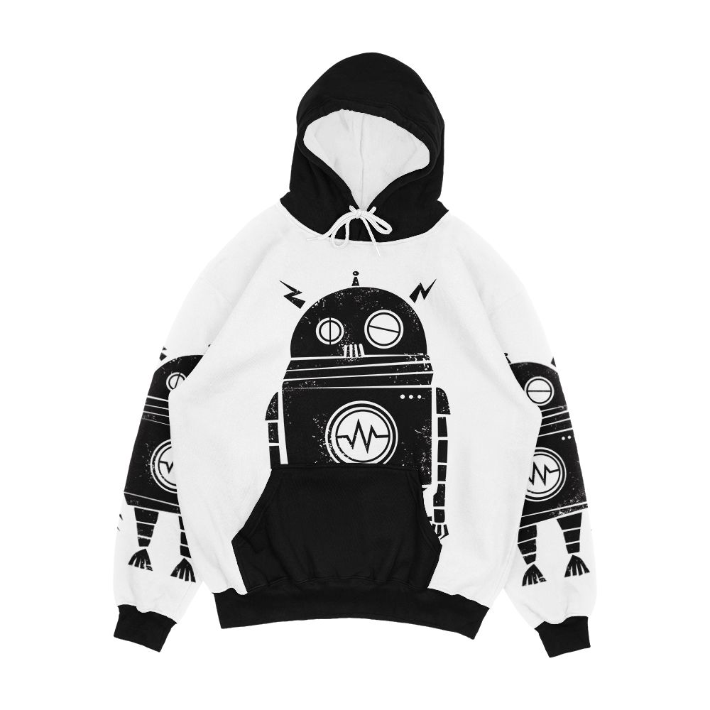 Big Robot 2 0 Men's All-Over-Print Hoodie