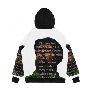 Alternative view of Big Smoke Two Number 9S Men's All-Over-Print Hoodie