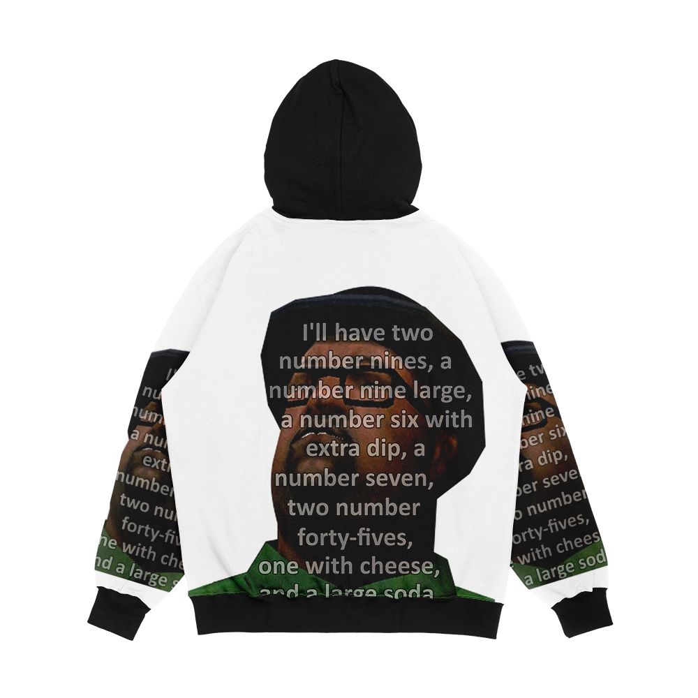 Big Smoke Two Number 9S Men's All-Over-Print Hoodie - Image 2