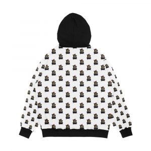 Alternative view of Biggie Cheese Men's All-Over-Print Hoodie