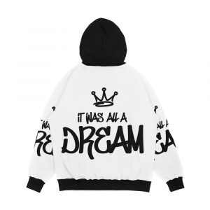 Alternative view of Biggie Smalls It Was All A Dream Men's All-Over-Print Hoodie