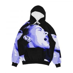 Billie In Blues Billie Holiday Men's All-Over-Print Hoodie