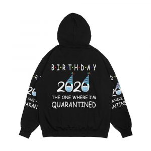 Alternative view of Birthday 2020 Quarantined Funny Gift Idea Social Distancing Men's All-Over-Print Hoodie