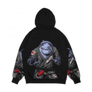 Alternative view of Bjj Shark Men's All-Over-Print Hoodie