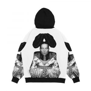 Alternative view of Bjork Men's All-Over-Print Hoodie