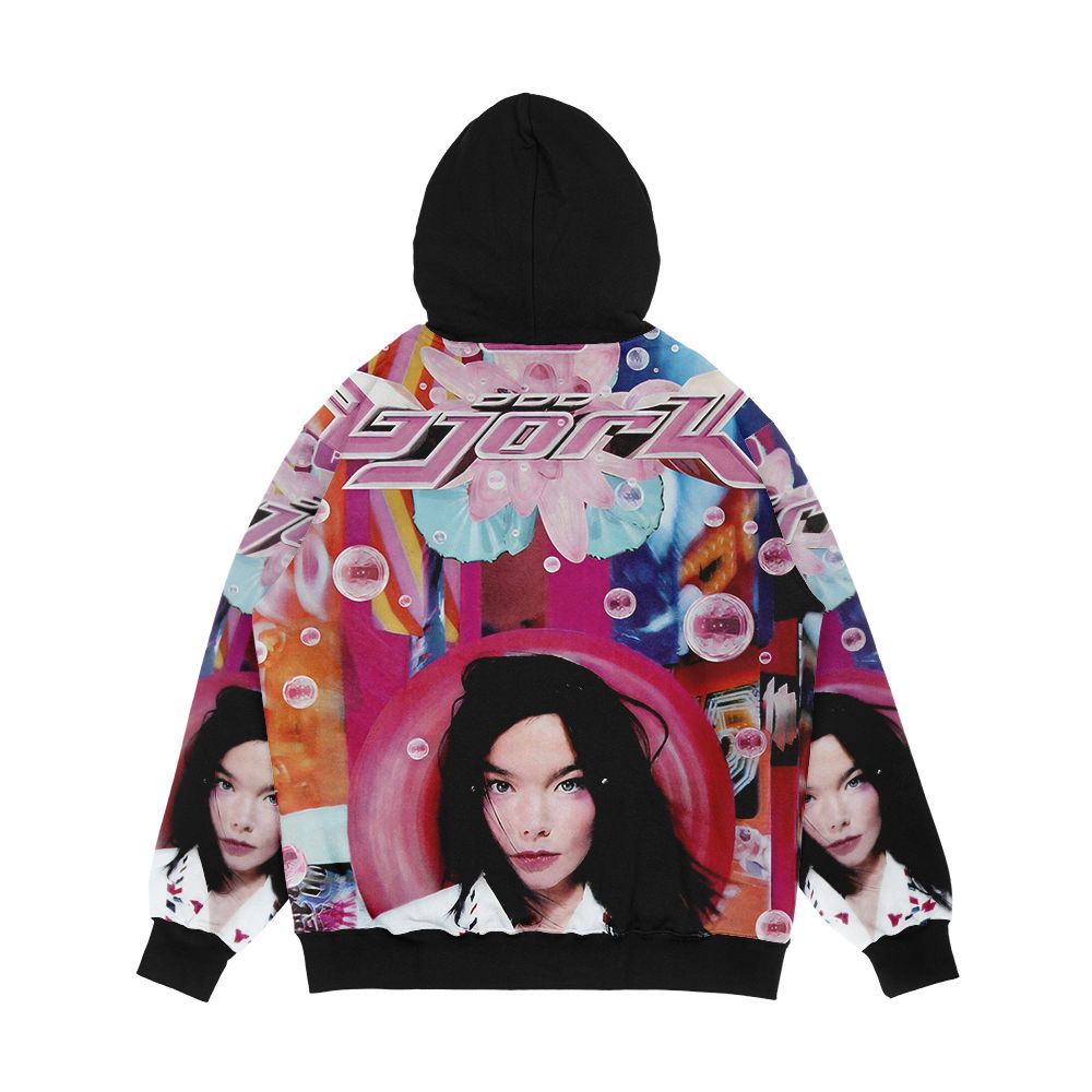 Bjork Post Men's All-Over-Print Hoodie - Image 2