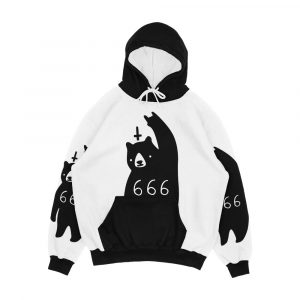 Black Bear Metal Men's All-Over-Print Hoodie