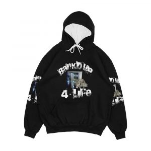 Black Bu4L Safe Merchs Men's All-Over-Print Hoodie