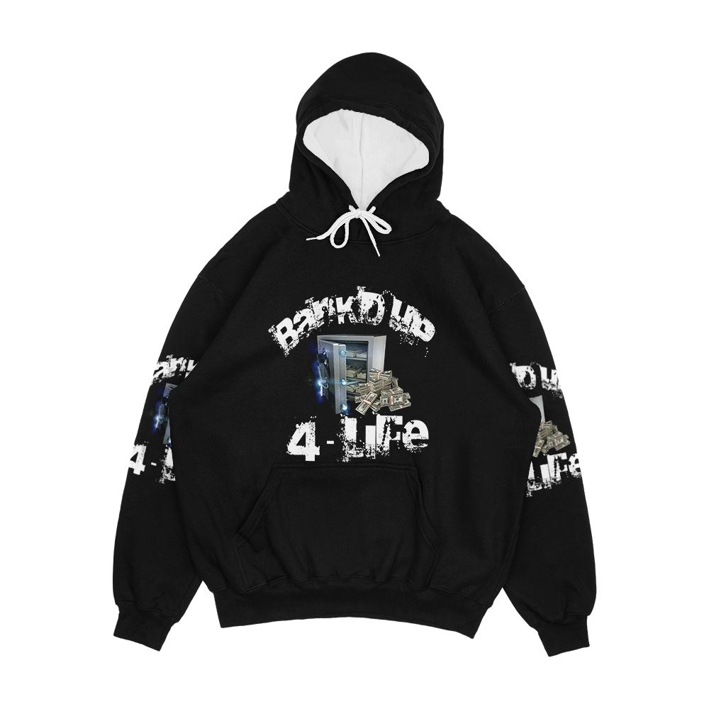 Black Bu4L Safe Merchs Men's All-Over-Print Hoodie