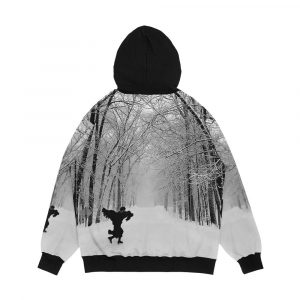 Alternative view of Black Crow Men's All-Over-Print Hoodie