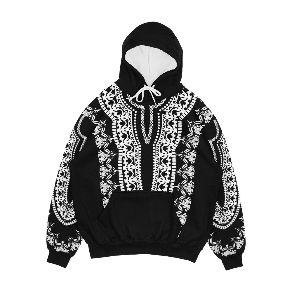 Black Dashiki Wakandan Men's All-Over-Print Hoodie