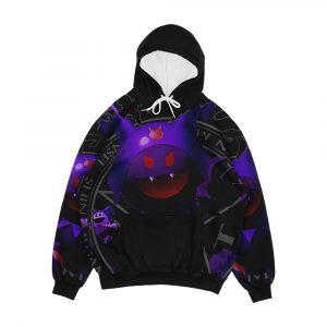 Black Frost Metal Tee Men's All-Over-Print Hoodie
