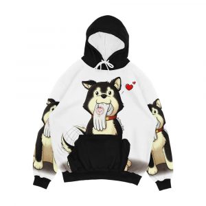 Black Hayate Men's All-Over-Print Hoodie