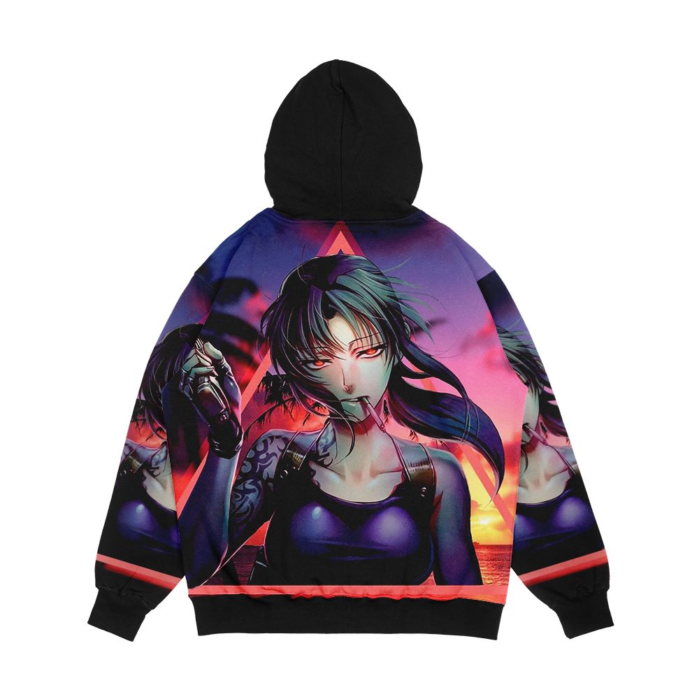 Black Lagoon Revy Men's All-Over-Print Hoodie - Image 2