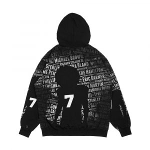 Alternative view of Black Lives Matter Why He Takes A Knee Men's All-Over-Print Hoodie