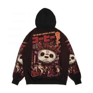 Alternative view of Black Magic Coffee Men's All-Over-Print Hoodie