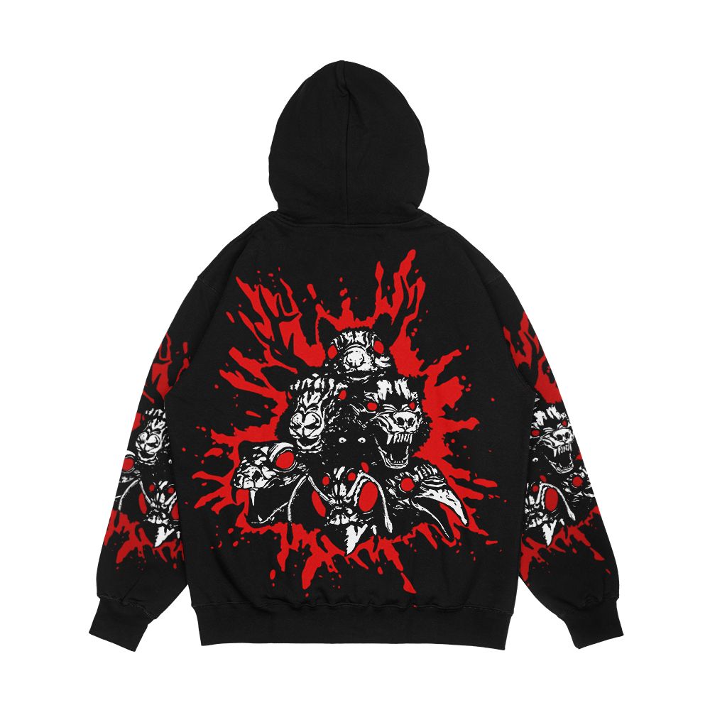 Blood Totems Men's All-Over-Print Hoodie - Image 2