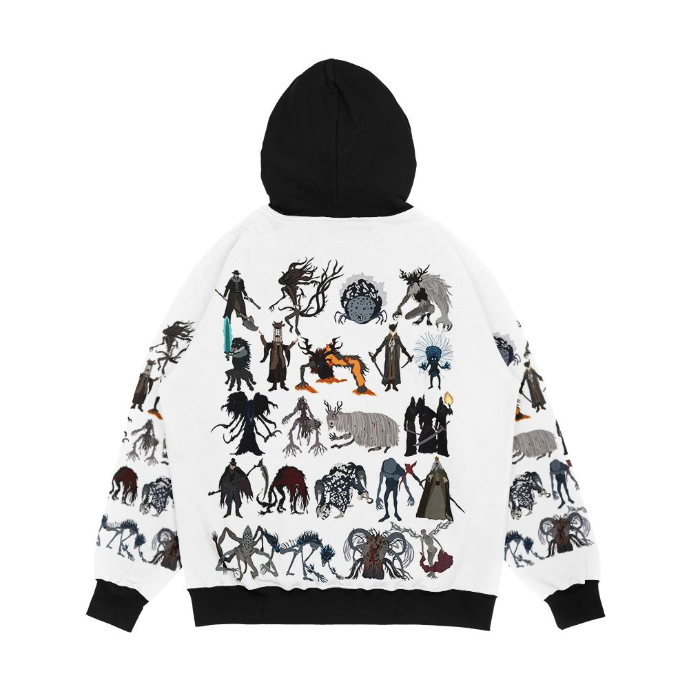 Bloodborne Bosses Men's All-Over-Print Hoodie - Image 2