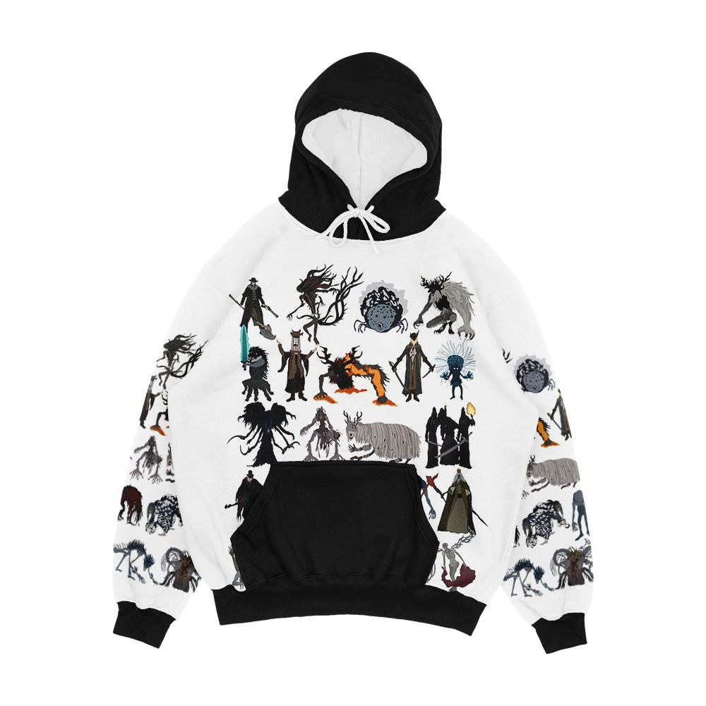 Bloodborne Bosses Men's All-Over-Print Hoodie