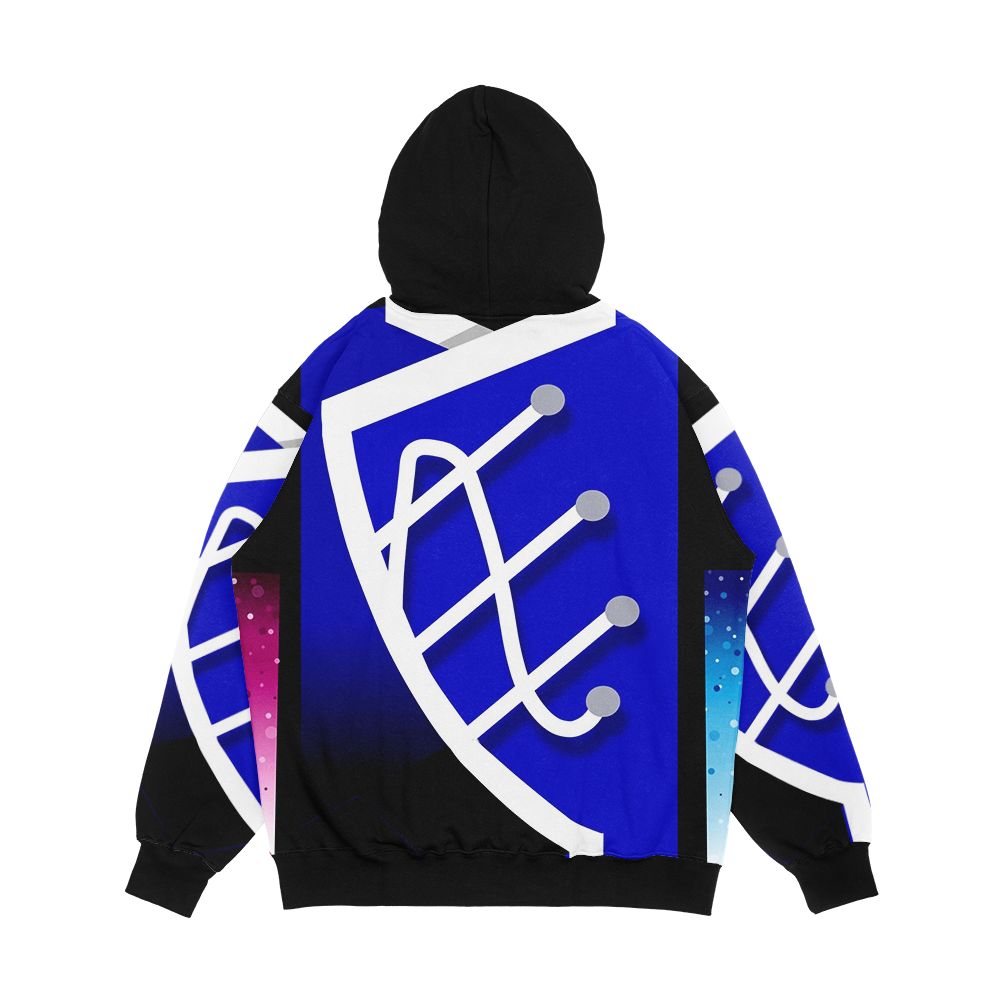 Blue Devils 2017 Men's All-Over-Print Hoodie - Image 2