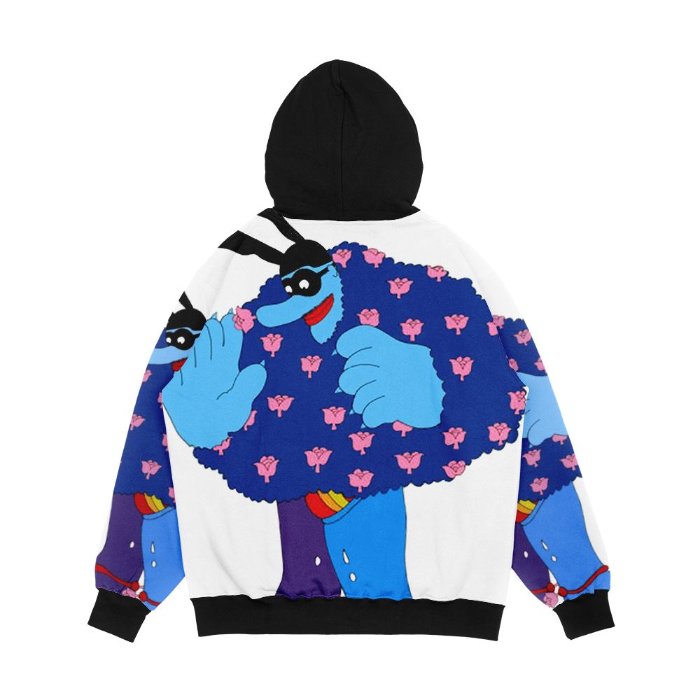 Blue Meanie Men's All-Over-Print Hoodie - Image 2