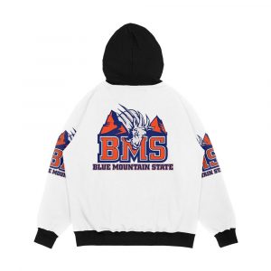 Alternative view of Blue Mountain State Men's All-Over-Print Hoodie