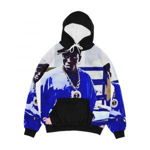 Blue Nino Men's All-Over-Print Hoodie
