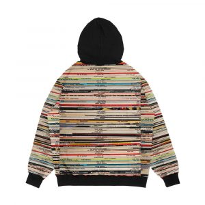 Alternative view of Blue Note Vinyl Records Men's All-Over-Print Hoodie