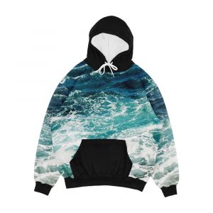 Blue Ocean Waves Men's All-Over-Print Hoodie