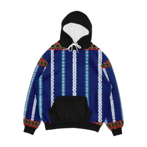 Blue Toghu Kom Cameroon Men's All-Over-Print Hoodie