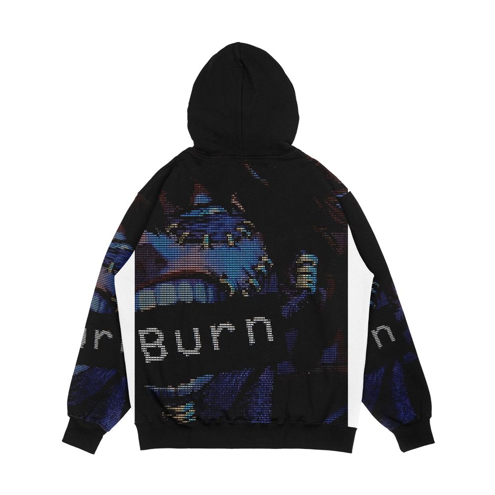 Bnha Dabi Vhs Aesthetic Burn Men's All-Over-Print Hoodie - Image 2