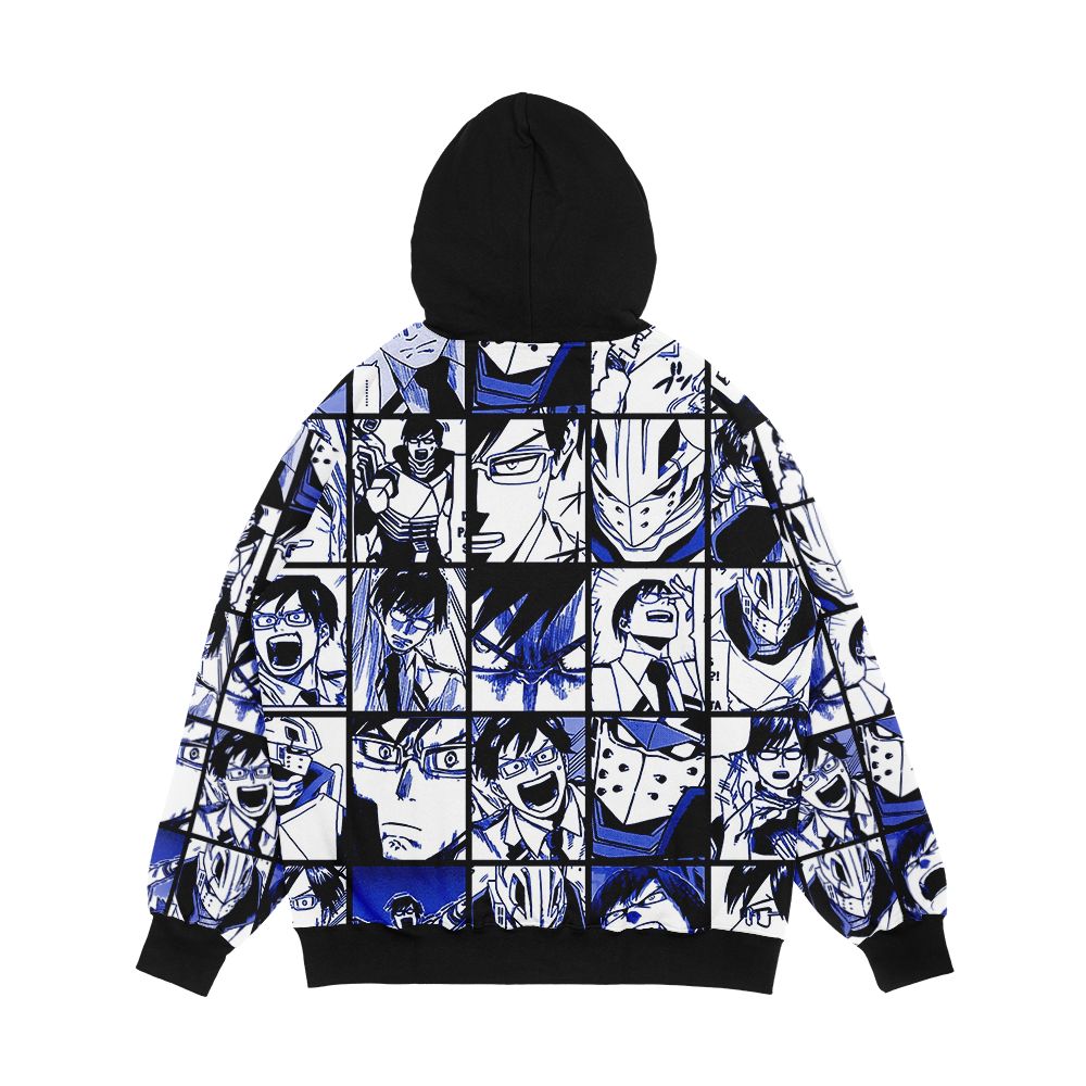 Bnha Iida Collage Men's All-Over-Print Hoodie - Image 2